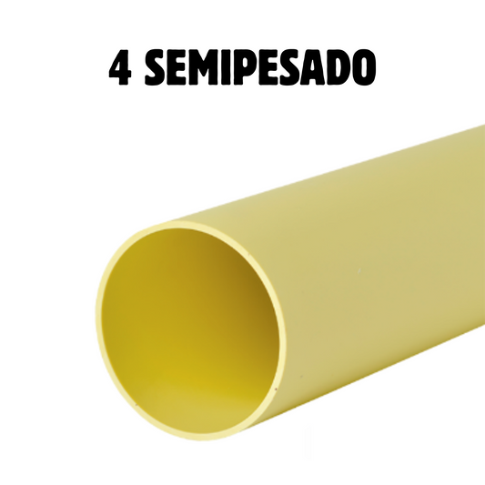Tubo PVC sanitario 4 pulgadas