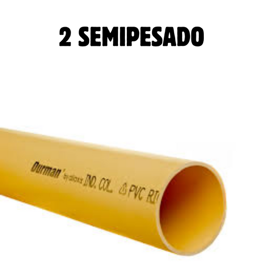 Tubo PVC sanitario 2 pulgadas